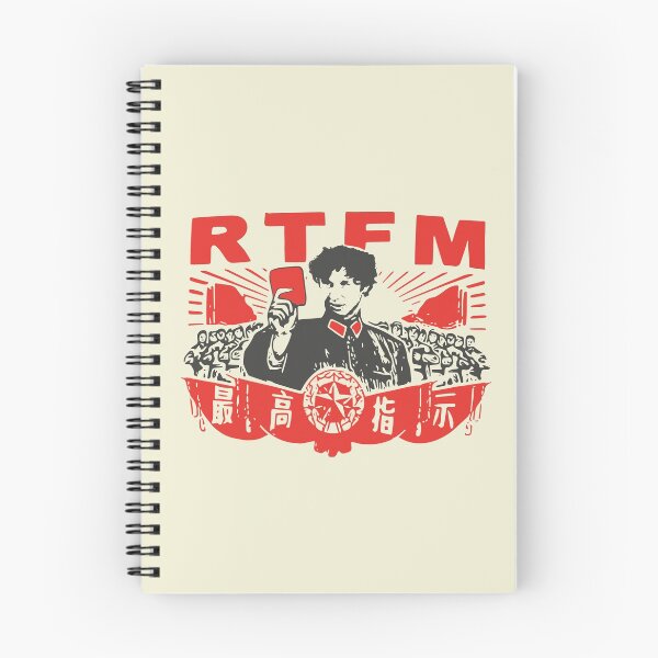 Item preview, RTFM - rtfm, IT Crowd Roy designed and sold by GeeksUnique.