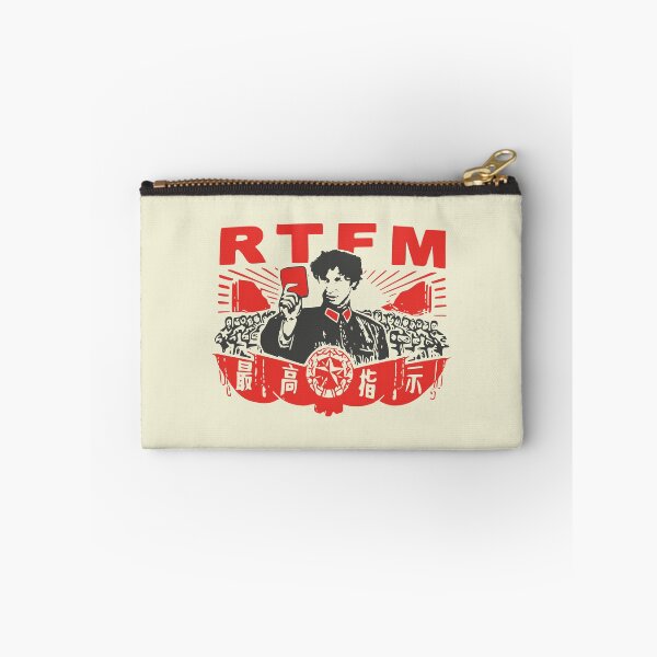 Item preview, RTFM - rtfm, IT Crowd Roy designed and sold by GeeksUnique.