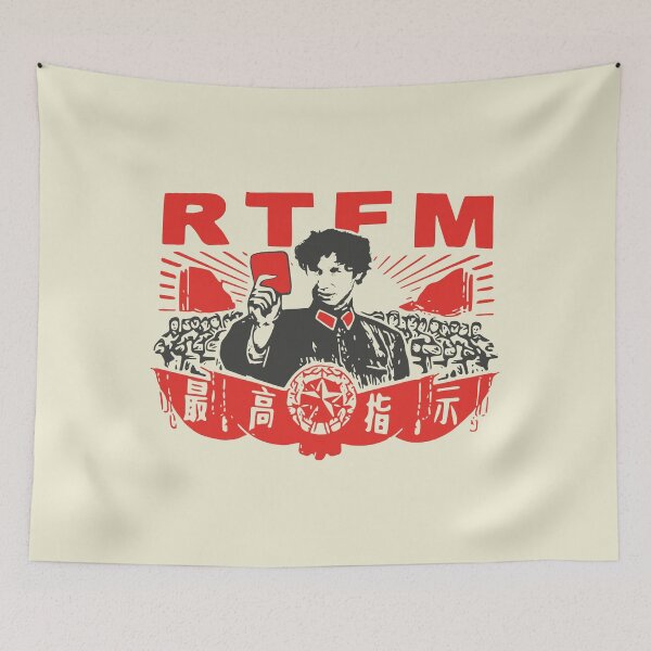 Item preview, RTFM - rtfm, IT Crowd Roy designed and sold by GeeksUnique.