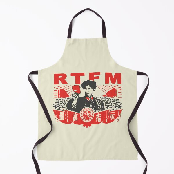 Item preview, RTFM - rtfm, IT Crowd Roy designed and sold by GeeksUnique.
