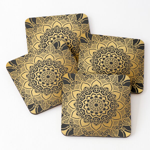 Item preview, Gold Plant Inspired Radial Design \ Ornamented  designed and sold by Anma-H.
