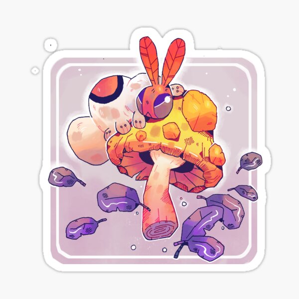 Bunny Ears Caterpillar Sticker