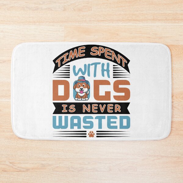 Item preview, Time Spent with Dogs Is Never Wasted - Cool Design Gift Idea for Dog Lovers designed and sold by Prince - Bestseller ★★★★★.