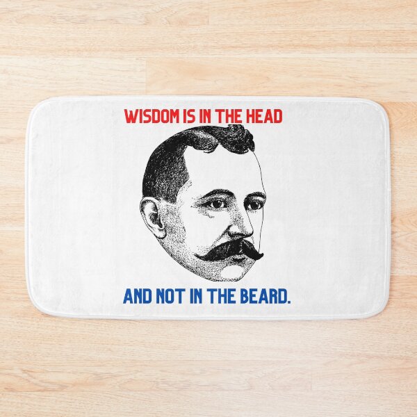 Item preview, Wisdom is not in the bearded man's beared. designed and sold by Hinny8.