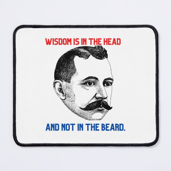 Item preview, Wisdom is not in the bearded man's beared. designed and sold by Hinny8.