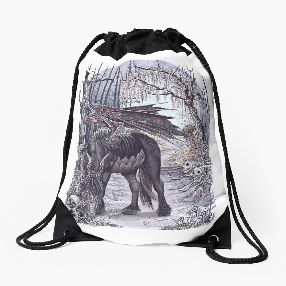 Nightmare Drawstring Bag