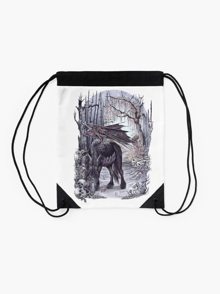 Alternate view of Nightmare Drawstring Bag