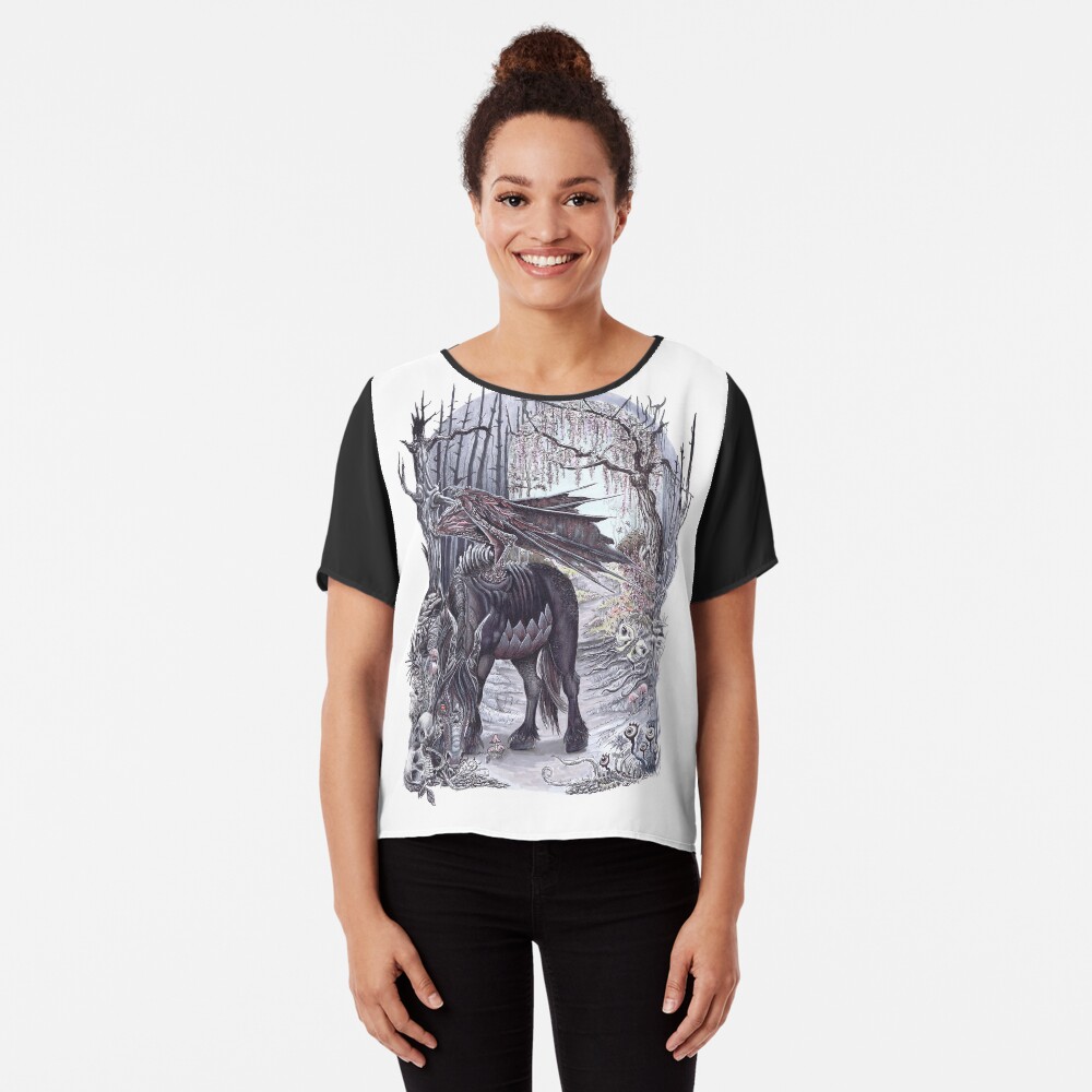 Nightmare Chiffon Top