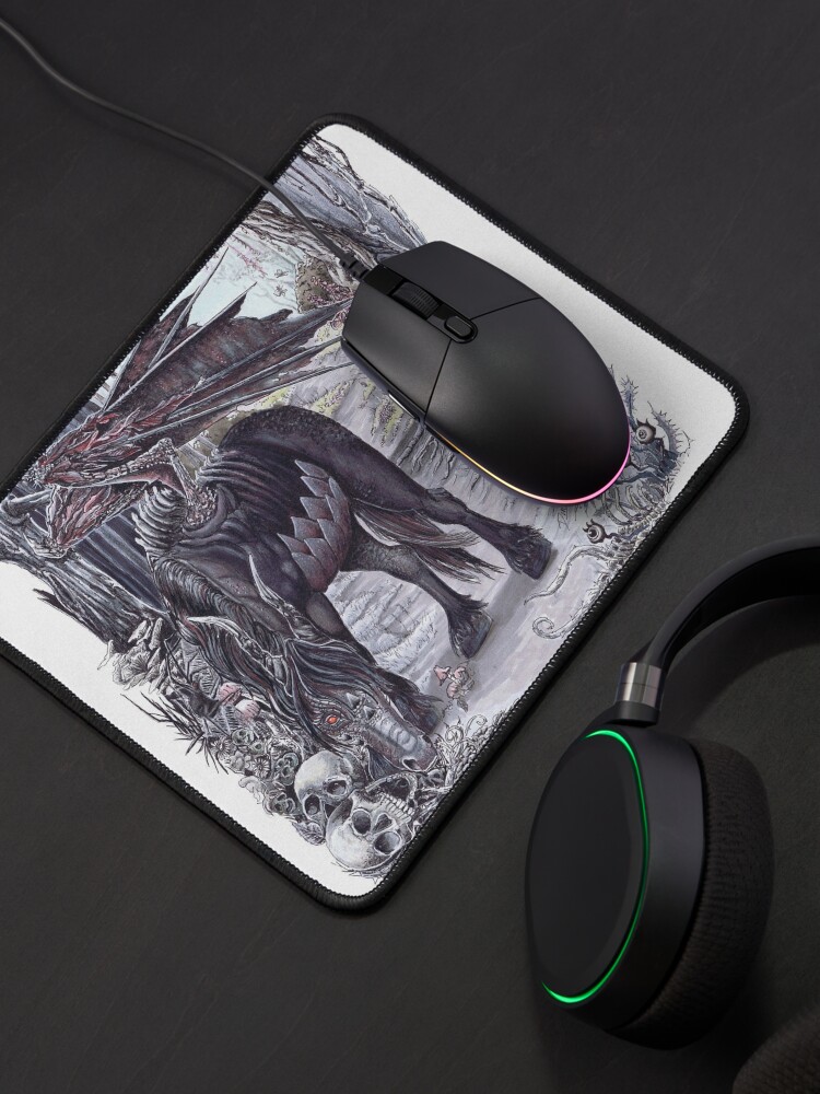 Thumbnail 4 of 5, Mouse Pad, Nightmare designed and sold by diniez.