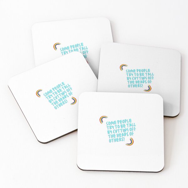 Item preview, “Some people try to be tall by cutting off the heads of others!” designed and sold by storeAN.