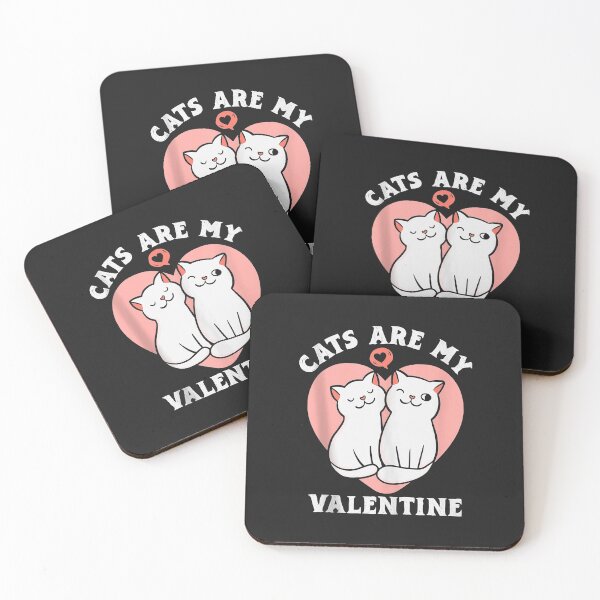 Item preview, Funny Cut Cats Couples Distressed Heart Lover Valentines Day designed and sold by romanl3.