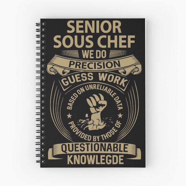 Artikelvorschau, Senior Sous Chef T-Shirt - We Do Precision Job Gift Item Tee entworfen und verkauft von natalinedk.