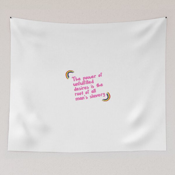 Item preview, “The power of unfulfilled desires is the root of all man's slavery” designed and sold by storeAN.