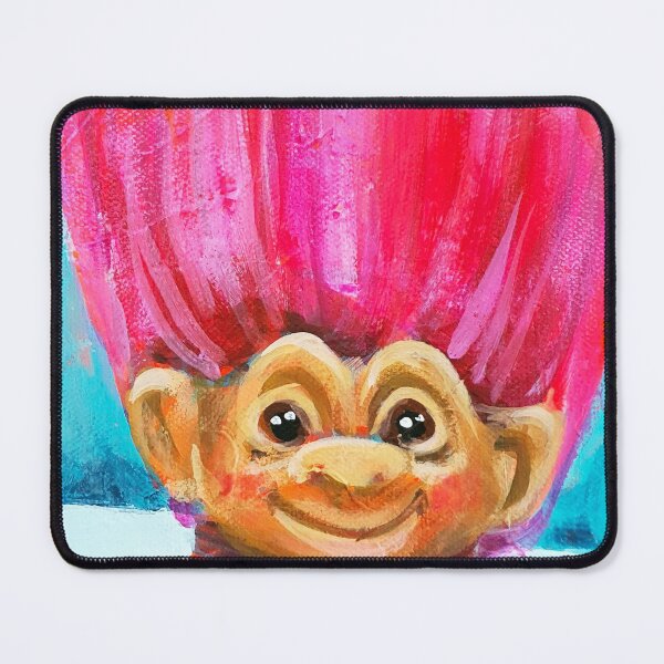 Item preview, Tabitha the Pink Troll designed and sold by AliGillett.