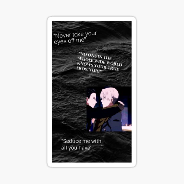 Yuri On Ice Quotes Yuri On Ice Quotes Gifts & Merchandise | Redbubble