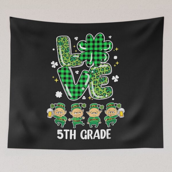 Item preview, Funny Shamrock Love 5th Grade Teacher Leprechaun Patrick Day designed and sold by romanl3.