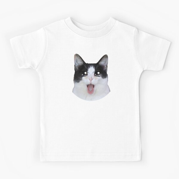 Beluga Cat Wallpaper Kids T-Shirts for Sale