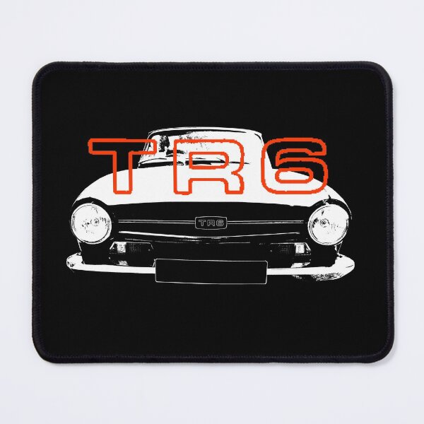 Item preview, Triumph TR6 1970s classic British sports car monoblock white with logo designed and sold by soitwouldseem.