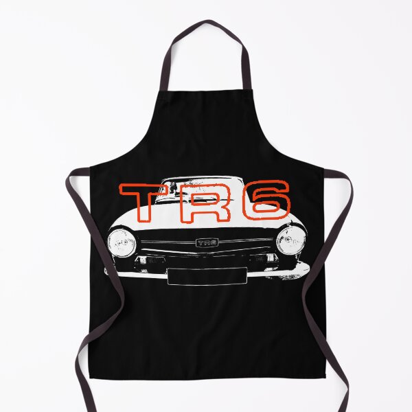 Item preview, Triumph TR6 1970s classic British sports car monoblock white with logo designed and sold by soitwouldseem.