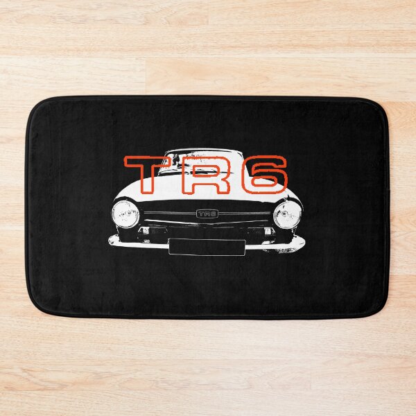 Item preview, Triumph TR6 1970s classic British sports car monoblock white with logo designed and sold by soitwouldseem.