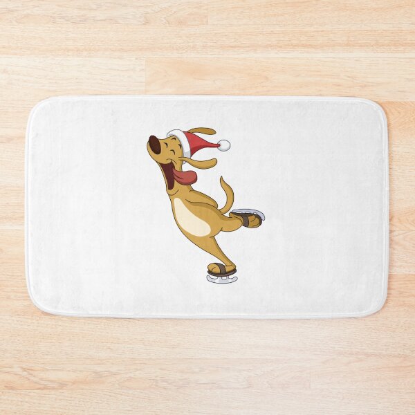 Item preview, dog walking in the snow,dog skate in the snow  designed and sold by ghadirjo.