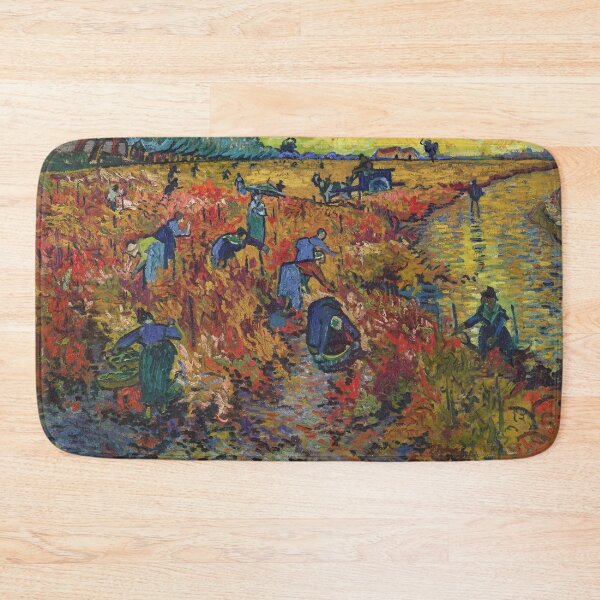Item preview, Impressionist Painting The Red Vineyard (1888) By Vincent Van Gogh  designed and sold by Designedbysm.