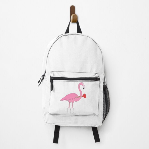 Item preview, Flamingo Plumber on White designed and sold by Digitaldingo.