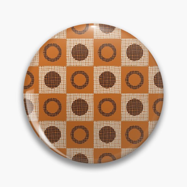 Item preview, Círculos texturizados modernos de mediados de siglo n.o 18 naranja, blanco y negro designed and sold by QuestingPixel.