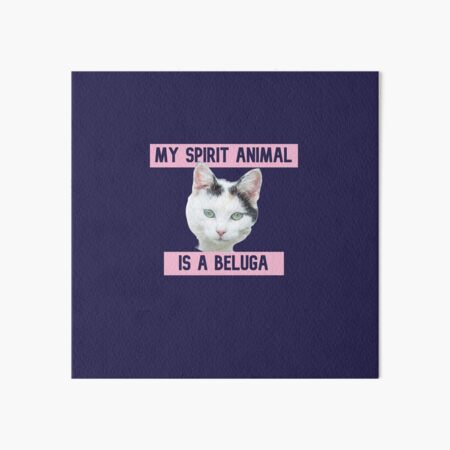 Beluga Discord - Beluga Cat - Pixel Pink Glasses Art Board Print for Sale  by DiensDesign