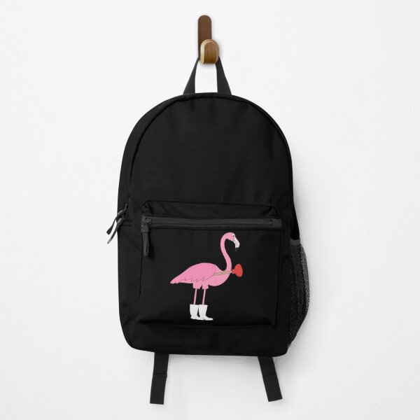 Item preview, Flamingo Plumber on Black designed and sold by Digitaldingo.