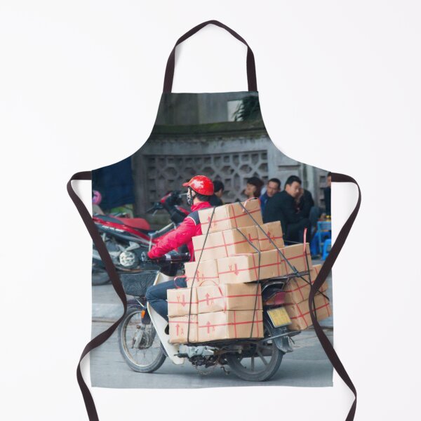 Item preview, Scooter in Hanoi with Boxes being carried designed and sold by Martin Berry Photography.