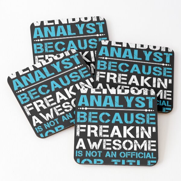 Item preview, Vendor Analyst T Shirt - Freaking Awesome Job Gift Item Tee designed and sold by oetate4774.