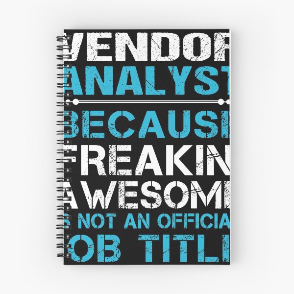 Item preview, Vendor Analyst T Shirt - Freaking Awesome Job Gift Item Tee designed and sold by oetate4774.
