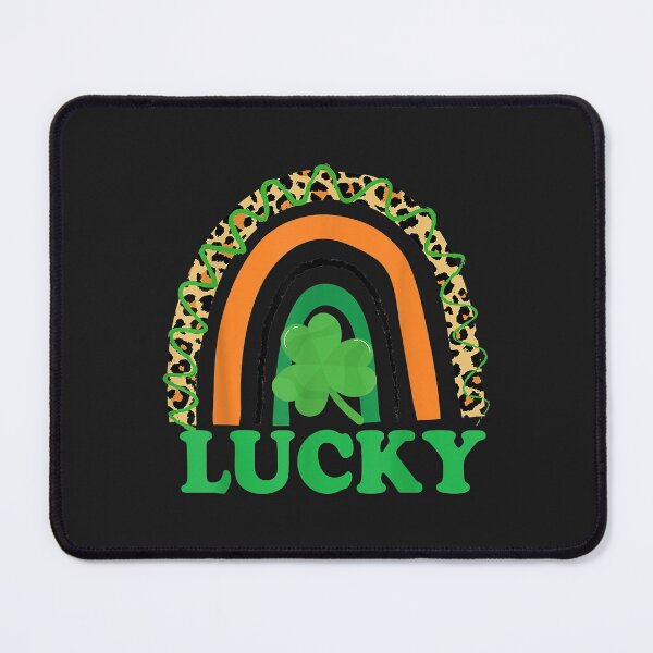 Item preview, Happy St Patrick Day Graphic Lucky Rainbow Shamrock Clover designed and sold by romanl3.