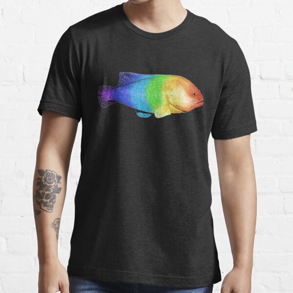 rainbow fish shirt gucci