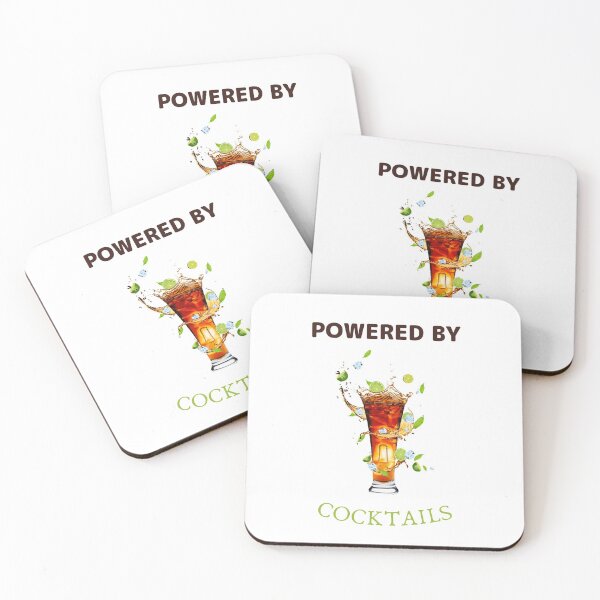 Item preview, Powered by Cocktails #2 designed and sold by MeetChris.