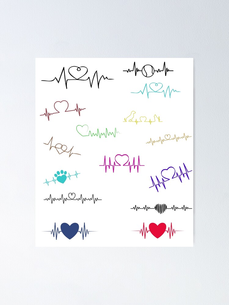 Heart Pulse Tattoo Vector Images (49)