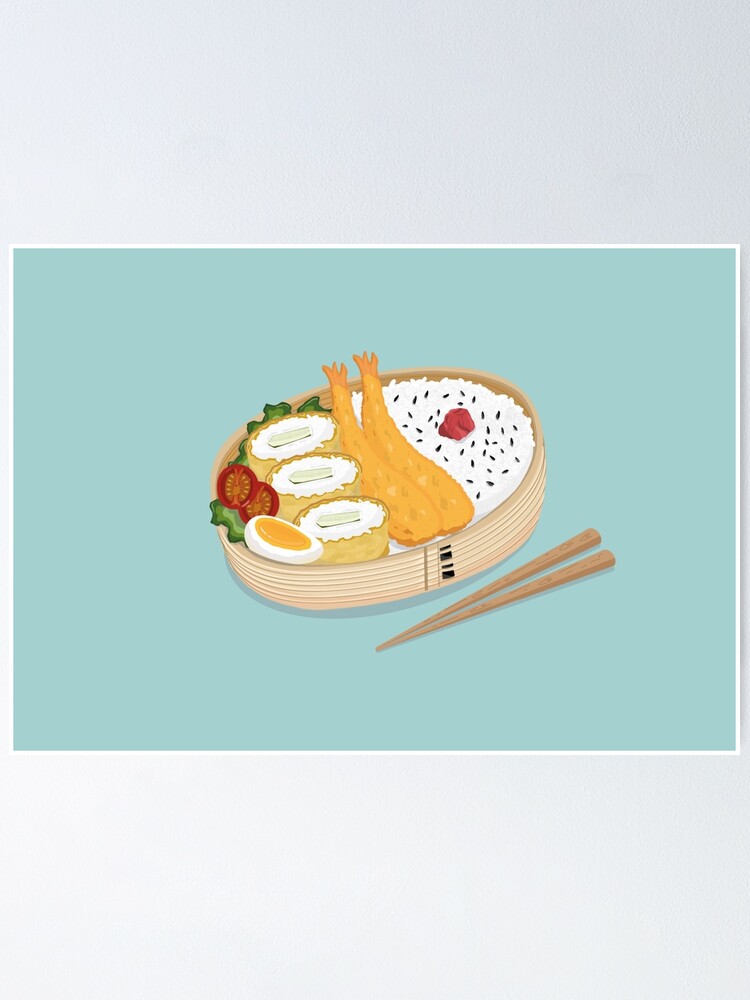 Cute Bento Box Art Board Print for Sale by chaoscorgi