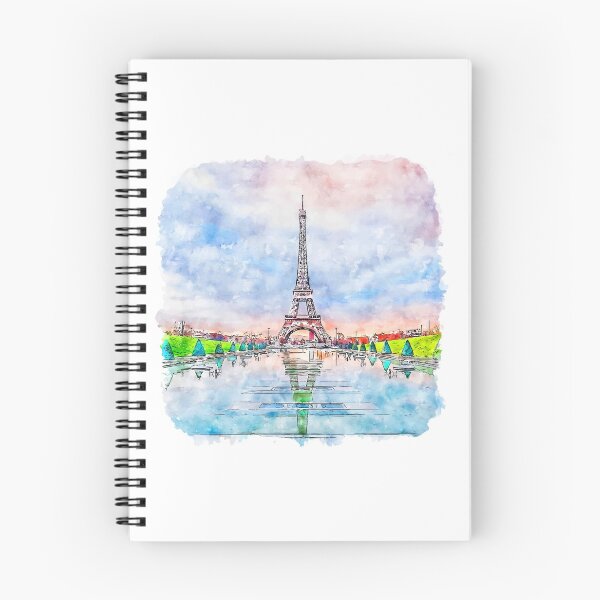 Item preview, Torre Eiffel París - Acuarela designed and sold by WilliamsonMedia.