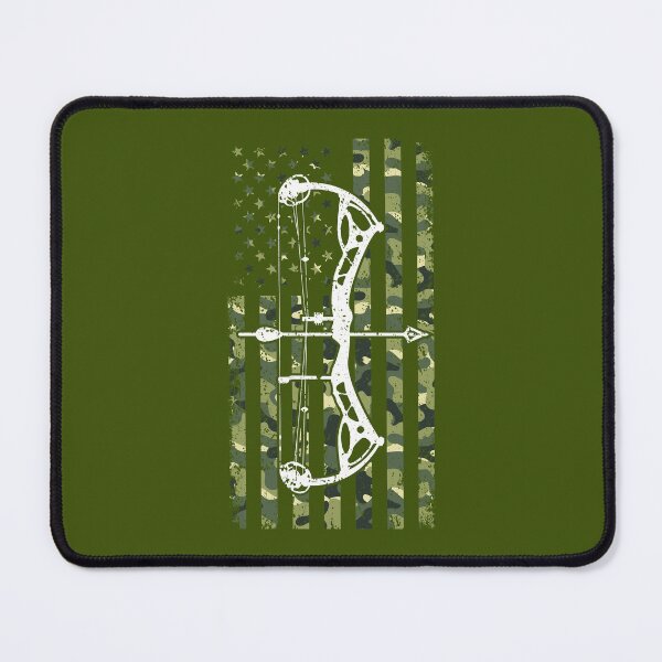 Item preview, Camouflage American Flag Archery Bow Hunting  designed and sold by mejeoshop.