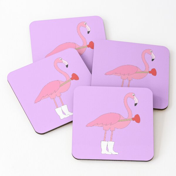 Item preview, Flamingo Plumber on Purple designed and sold by Digitaldingo.