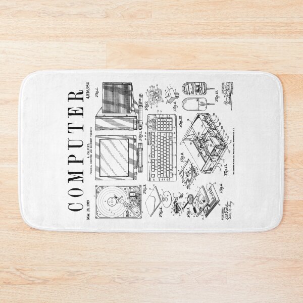 Item preview, Computer Gamer Geek Vintage IT PC Hardware Patent Print designed and sold by GrandeDuc.