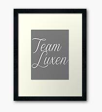 Team Luxen Framed Print