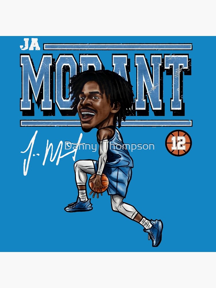 Ja Morant Memphis Grizzlies Cartoon Art 1 Poster