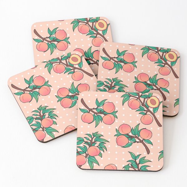 Item preview, Peach Branches Pattern designed and sold by MadeByBeata.