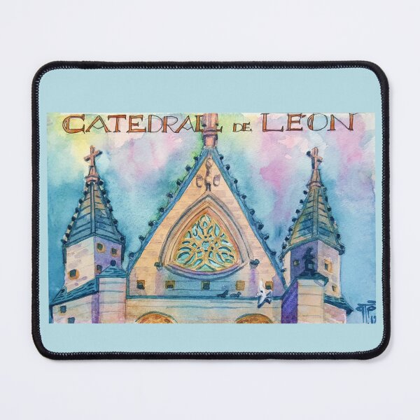 Item preview, Léon Cathedral. Spain. designed and sold by Tereza Pilar Art.