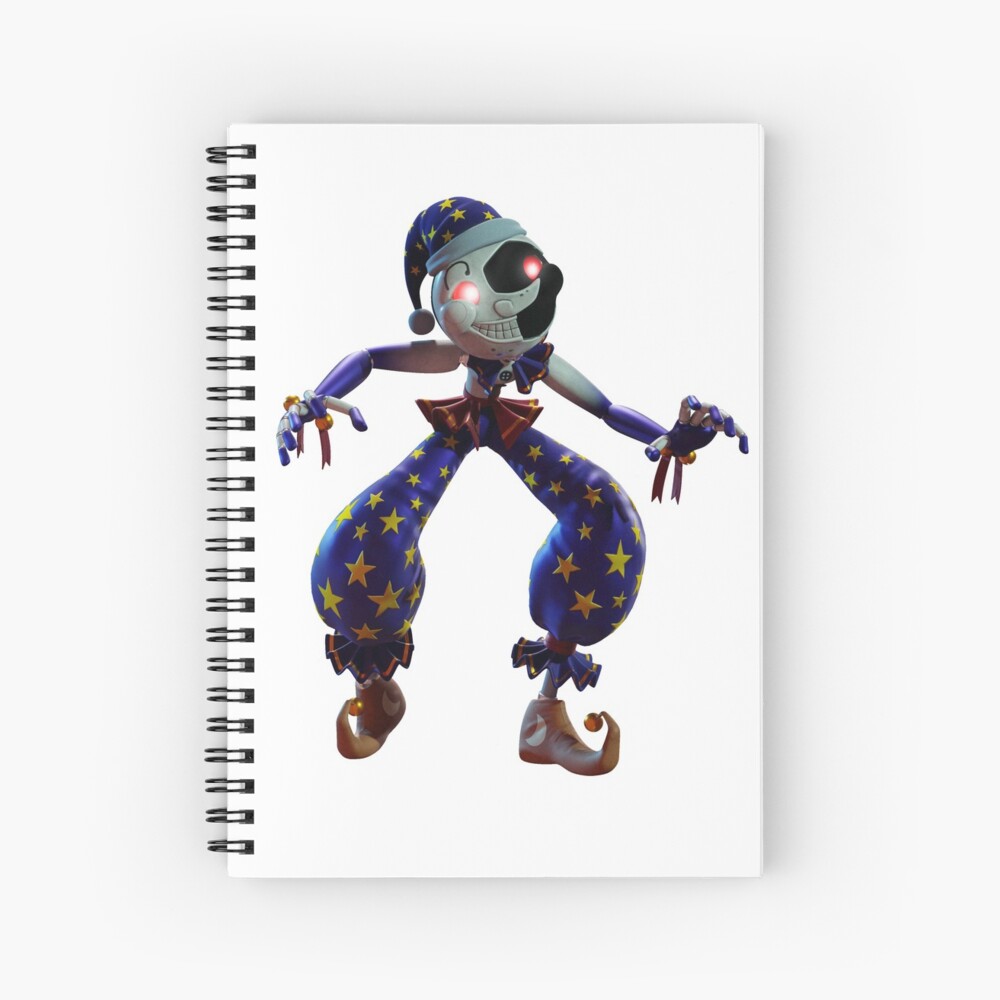 Main Animatronics: FNAF Security Breach Spiral Notebook 