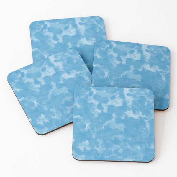 Item preview, Elegant Denim Blue Tie Dye Splash Print designed and sold by RSDigitalPrintDesign.