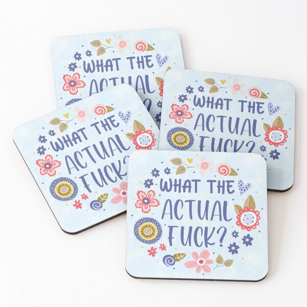 Item preview, What The Actual Fuck? designed and sold by KrisInStitches.