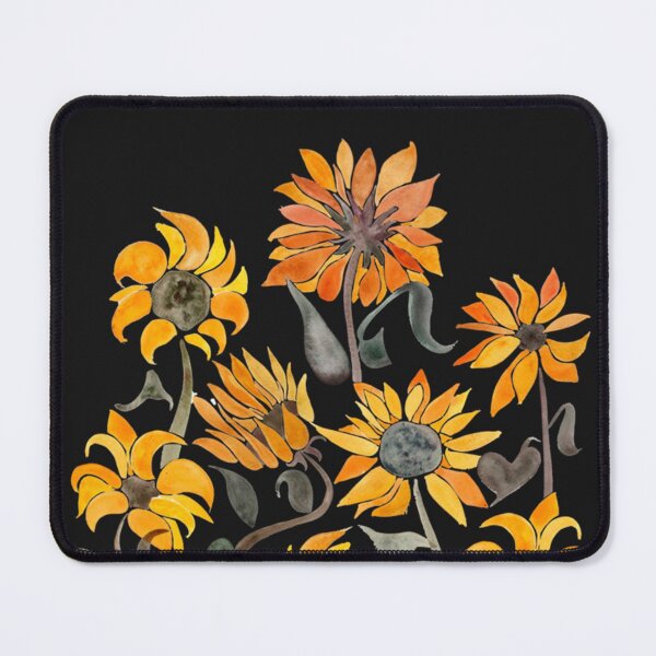 Item preview, Sunflower Watercolor – Yellow & Black Palette Classic designed and sold by sf7evel.